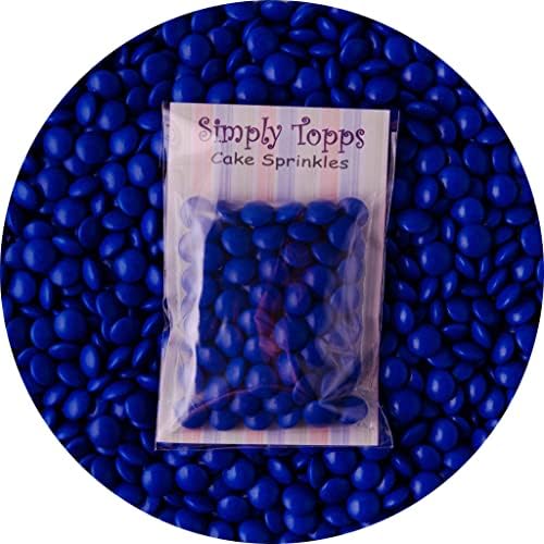 simply topps Coloured Milk Chocolate Beans - 30g or 100g - Cake, Cupcake & Cookie Decoration Sprinkles (Green, 30g)