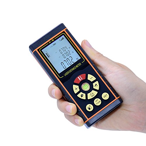Cgoldenwall telemetro elettronico 40/50/60/70/80/100 M mini Meter costruire misuratore di distanze laser palmare area/volume Tool – modello tradizionale