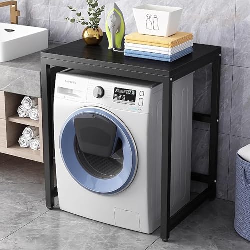 GLETSF Estante para Lavadora, Estructura para Cocina Y Baño, Patas Antideslizantes Ajustables, Tendedero para Ahorrar Espacio, Estantes para Baño Y Balcones.-C-One Size