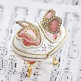 huevo caja de música exquisita joyería de talla, que puede ser una caja de música o una caja de joyería, la cáscara del huevo se puede abrir, y el interior puede ser joyas