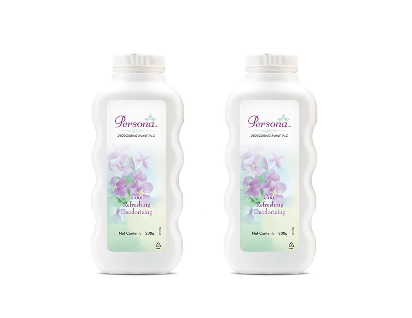 Satinique Persona Deodorizing Family Talc aroma of rose, jasmine, cedarwood, sandalwood, and rosewood - 200 x 2 grams pack of 2-image-35