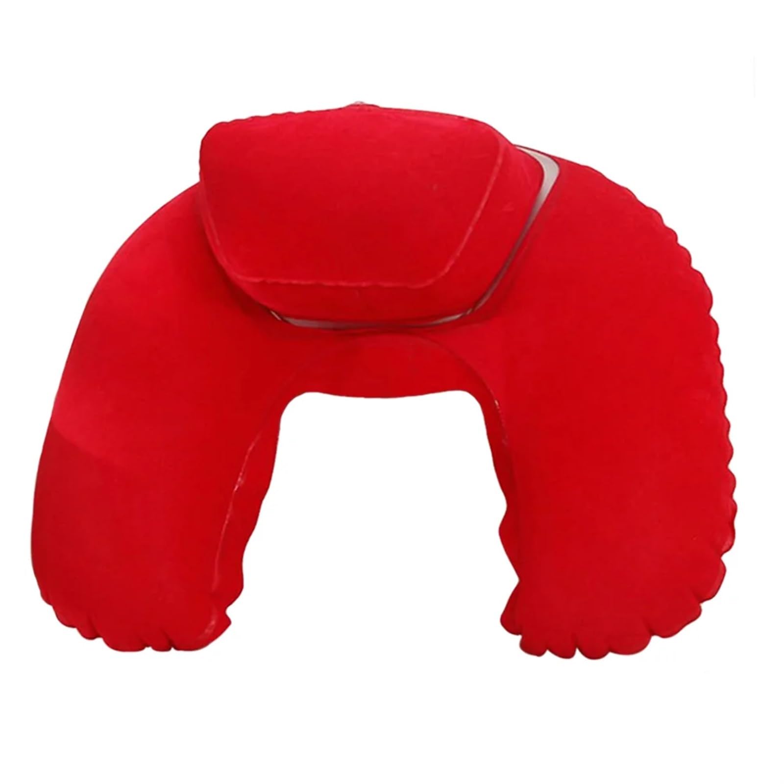 YShiuoL Neck Pillow Neck Pillow Sleeping Inflatable Travel U-shape Outdoor Ultralight(Red)