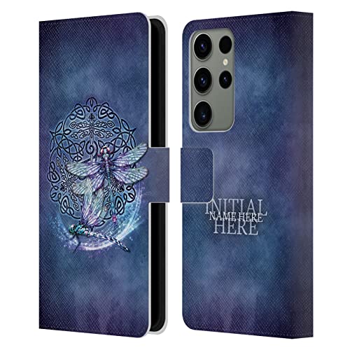 Protection personnalisée Samsung S23 Ultra coque cuir libellule