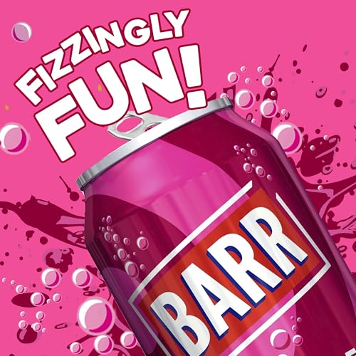 BARR 24 Pack Cherryade, Zero No Sugar Cherry Flavoured Fizzy Drink Cans, Sparkling Fizzy Pop, 24 x 330ml Cans - Image 5