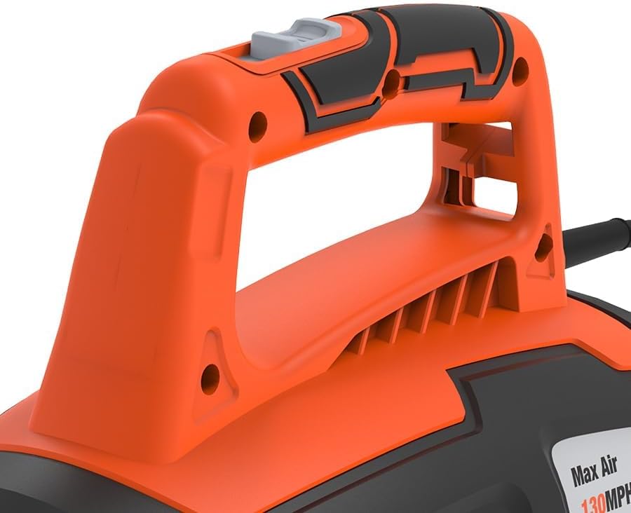Miniatura 7 de Yard Force Soplador eléctrico de hojas YF13JBL de 13 A con velocidad de 14000 RPM, velocidad de aire de 130 MPH, volumen de aire de 630 CFM, peso