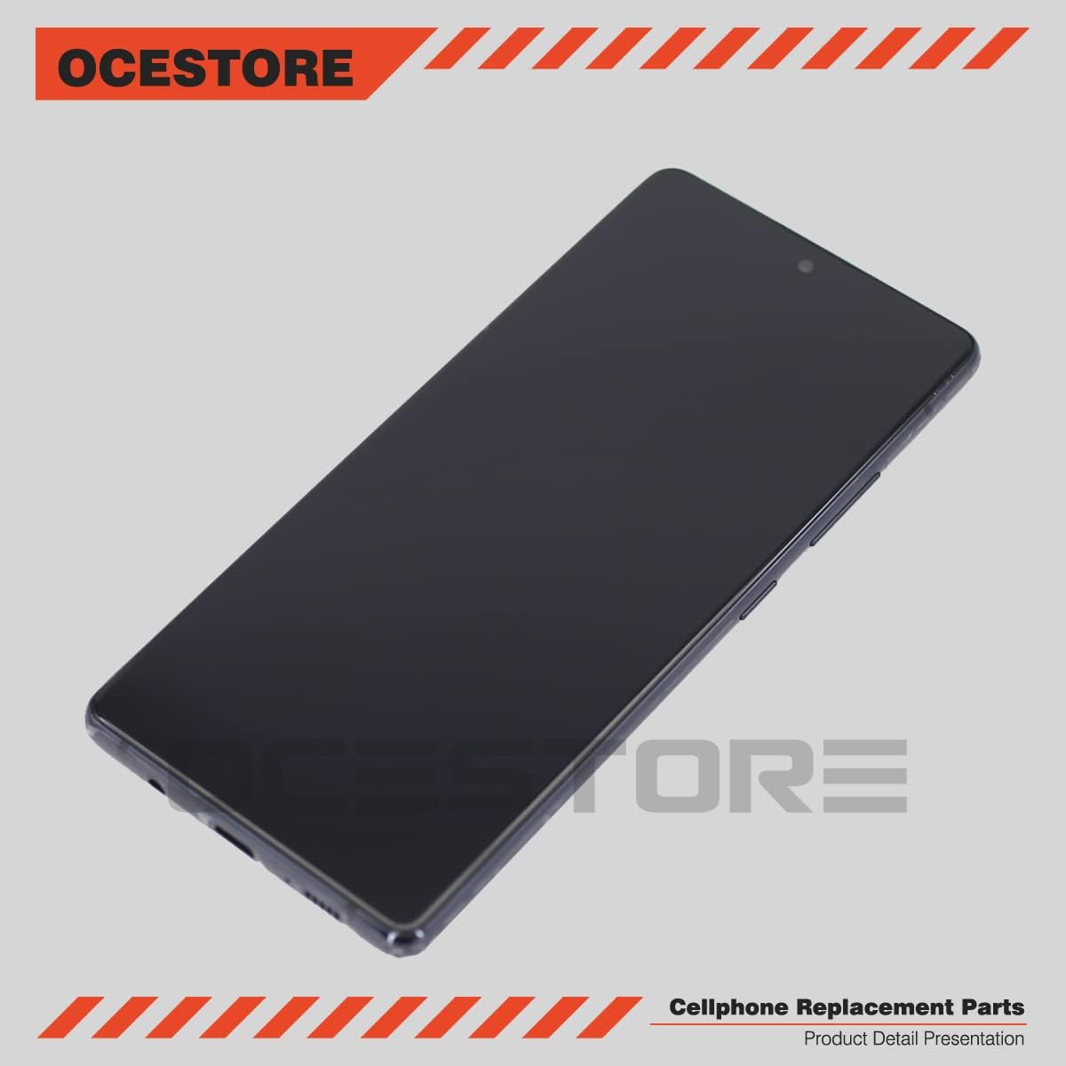 ocestore a716 screen replacement lcd display touch screen digitizer assembly with frame compatible with galaxy a71 5g a716 black
