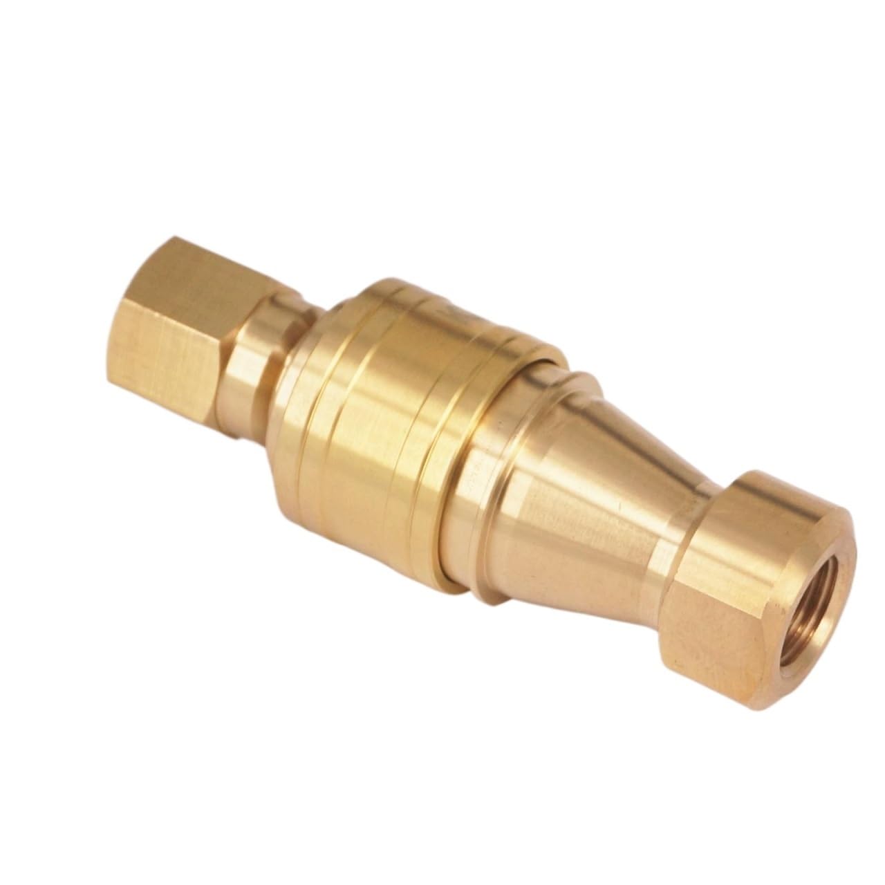 Mosiężny szybkozłączka 500 barów, 1/20.3 cm-1/5.1 cm BSPT/NPT/metryczny do wysokociśnieniowego czyszczenia dywanów i hydraulicznego (1/2 cala)