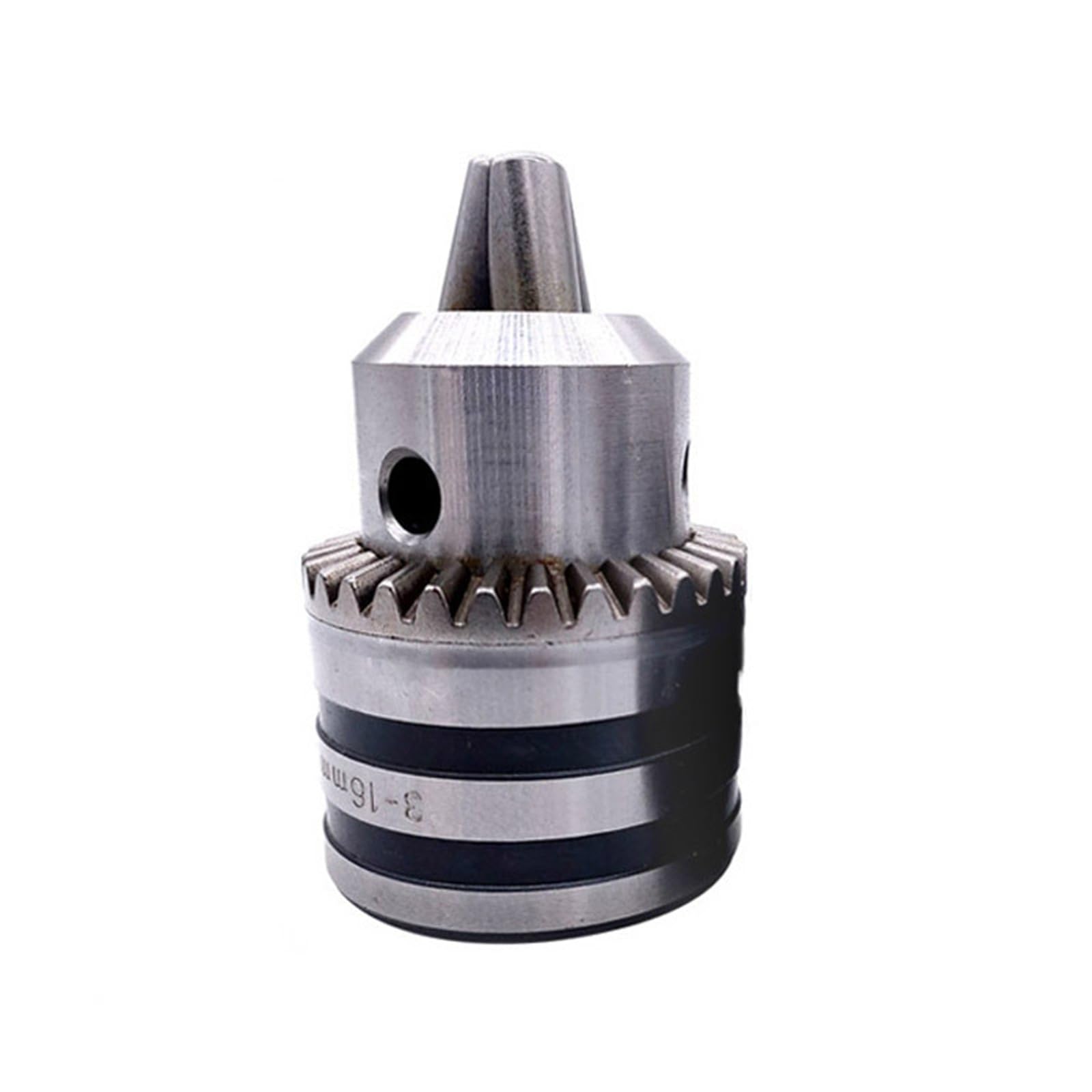 Portabrocas de 3 mordazas sin llave con rosca, 1-13mm, 3-16mm B16 B18 con adaptador de conversión de 1/2 pulgadas for conversión de llave de taladro eléctrico, 1 ud.(3-16mm 20UNF)