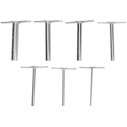 7 en 1 por juego de acero inoxidable manual de laboratorio punzón tapón de goma piercing agujero laboratorio herramienta de perforación