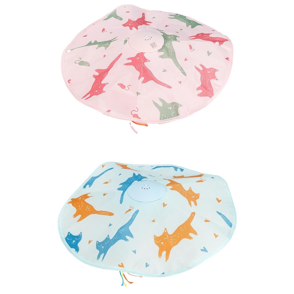 Jouet pour Animal de Compagnie sûr et Non Toxique pour Chat - Jouets pour Chat durables et Doux Jouet interactif pour Automatique Confortable et Doux, Bleu, Modèle de Charge