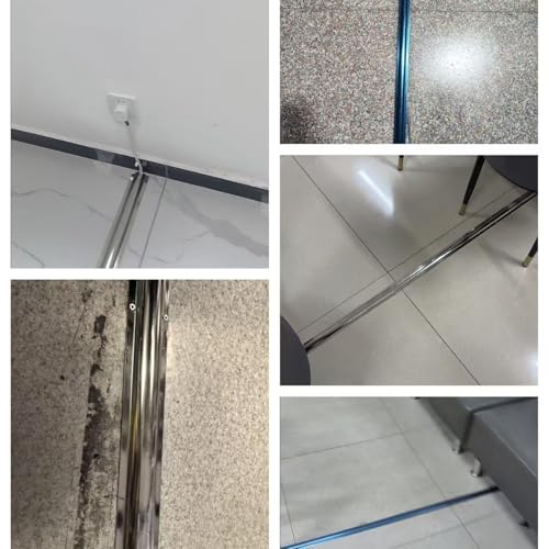 Corrector de cables semicircular, canaleta gruesa con cubierta de metal para suelo, exterior, taller y gestión de cables de TV