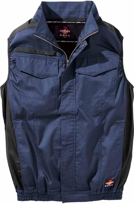 Amazon.co.jp: [村上被服] 空調ウェア 服単体 V4299 難燃ベスト 10L 綿