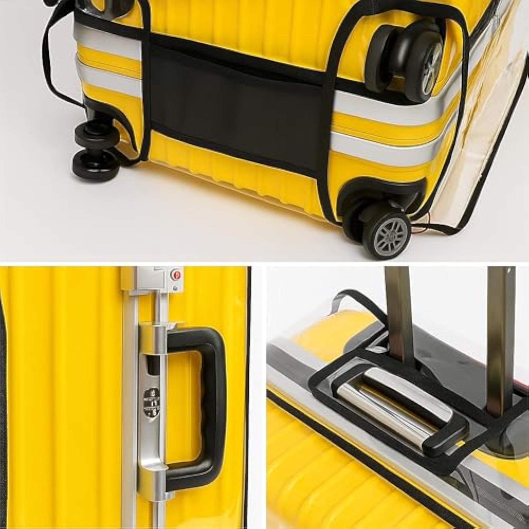 Transparent PVC Suitcase Bag Cover, 20 Inch