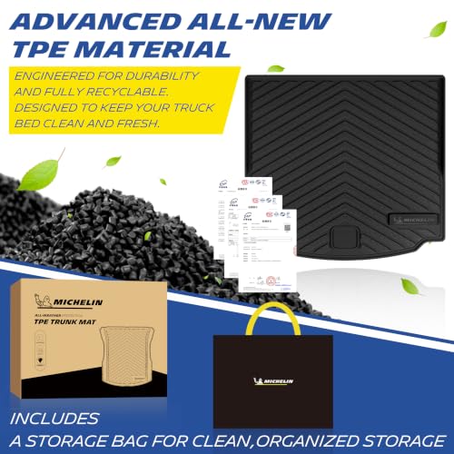 Image of Michelin Vehicle Mats for 2026 Mazda CX-5 (4 Piece B) | All-Weather TPE Custom Fit Liner, Premier