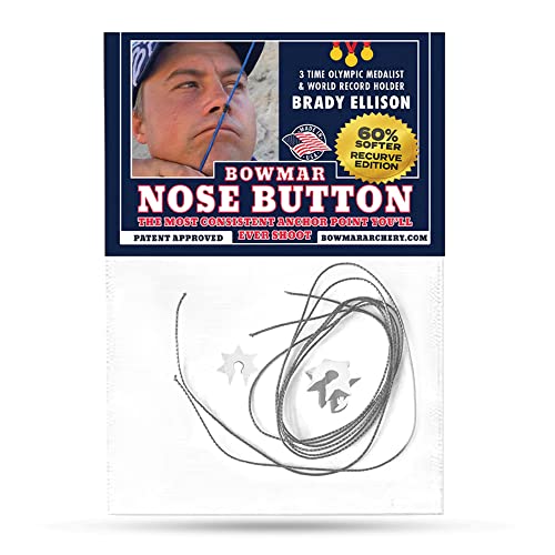 Bowmar Recurve Nose Button (White) by Bowmar Archery - Used condition - US$18.44