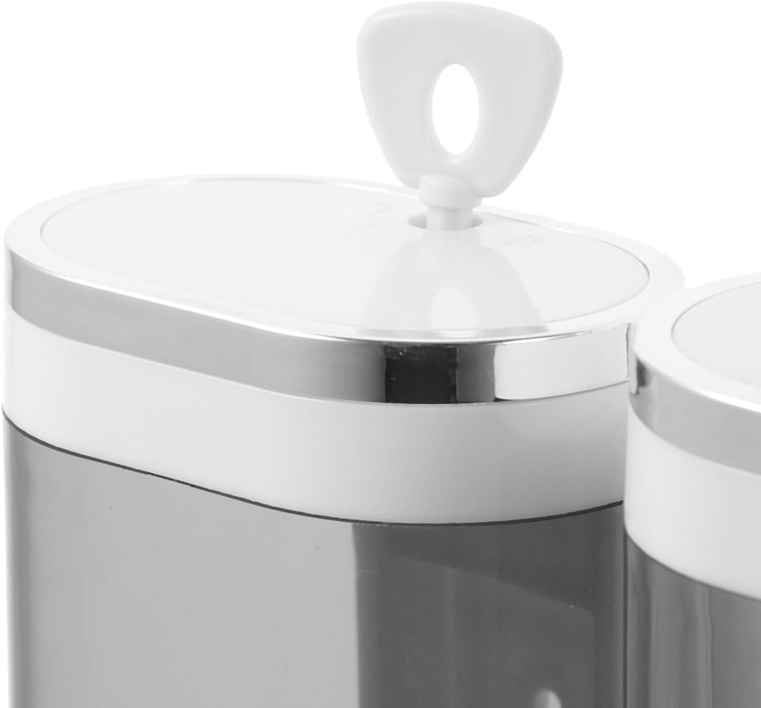 Manual 3-in-1 Wall Mounted Soap Dispenser with Chrome Electroplated Finish, Shower Shampoo Conditioner and Liquid Soap Holder for Bathroom Use