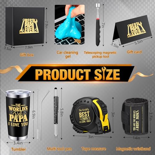 8-Pcs-Fathers-Day-Gift-Set-Best-Dad-Gifts-Papa-Multifunctional-Tool-Set-Fathers-Day-Box-Tumbler-Telescoping-Magnetic-Pickup-Tool-Magnetic-Wristband-Multitool-Pen-for-Man-Birthday-Dad-Day