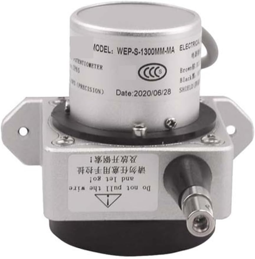 Czujnik ruchu kabla metalowego enkoder liniowy trakcja drutu WEP-S 100 mm-1000 mm Używane maszyny drukarskie Waga czujnika(1000 mm 0-5 V)