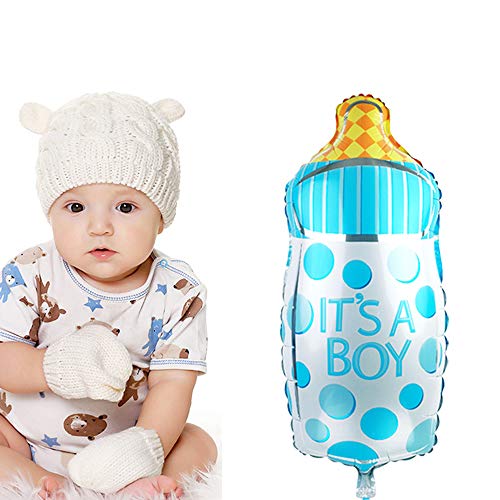 Jkjf Baby Foil Balloon Pacifier Baby Balloons Teat Bottle Boy Girl Alphabet Balloons For Gender Reveal Party Baby Birth Shower Party - Giant 6 Pcs #TOP4