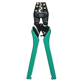 ProsKit CP-251B Ratcheted Crimper for Non-Insulated Terminals, AWG 22-6