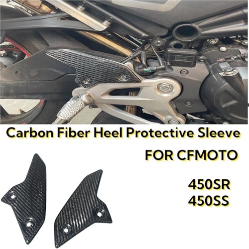 Protector de talón CFMOTO 450SR que soluciona los roces de botas con la cadena 3