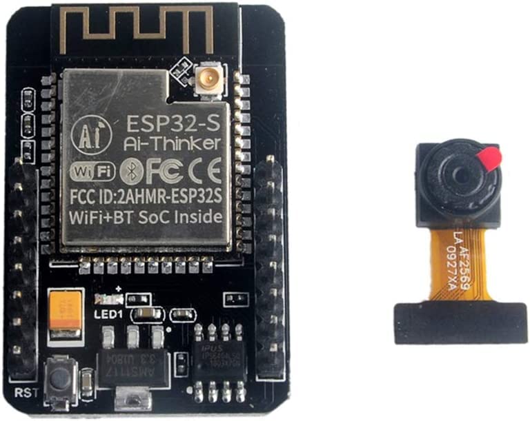 IDUINO ESP32-CAM Development Board WiFi Bluetooth Module, Dual-core 32-bit CPU Built-in Flash Ai Thinker Camera Module OV2640 for Arduino (B0BQ3C6B7F) Amazon Price History, Amazon Price Tracker