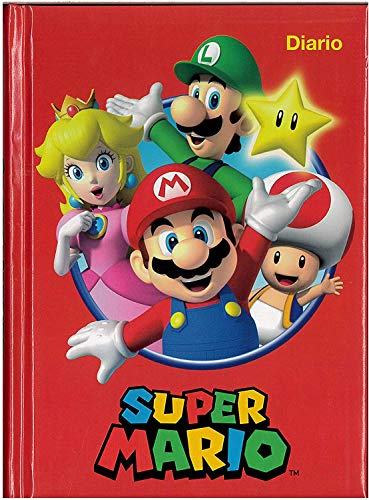 Agenda compatibile con diario Scuola Super Mario Kart F.to Standard 18x14 cm 2026/2027 + portachiave Mario o Luigi