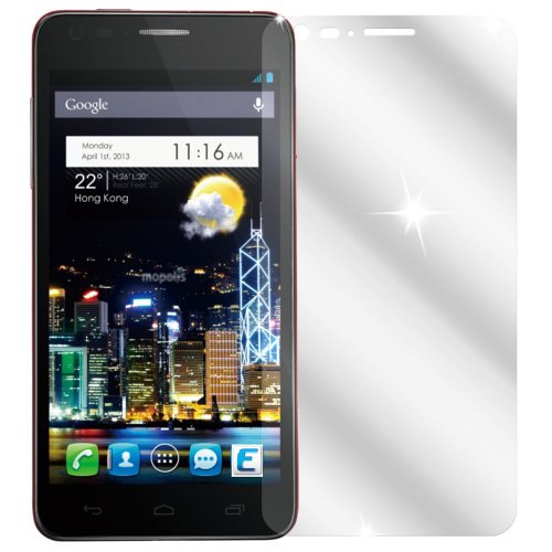 dipos I 2X Protection ecrán Compatible avec Alcatel One Touch Idol Ultra Films de Protection d'écran Transparent