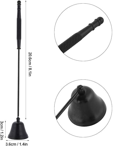 Miniatura 4 de ViaGasaFamido Cortador de velas, 1 pieza de acero inoxidable de moda en forma de campana de vela Snuffer Wick Trimmer Cover Herramienta de mano