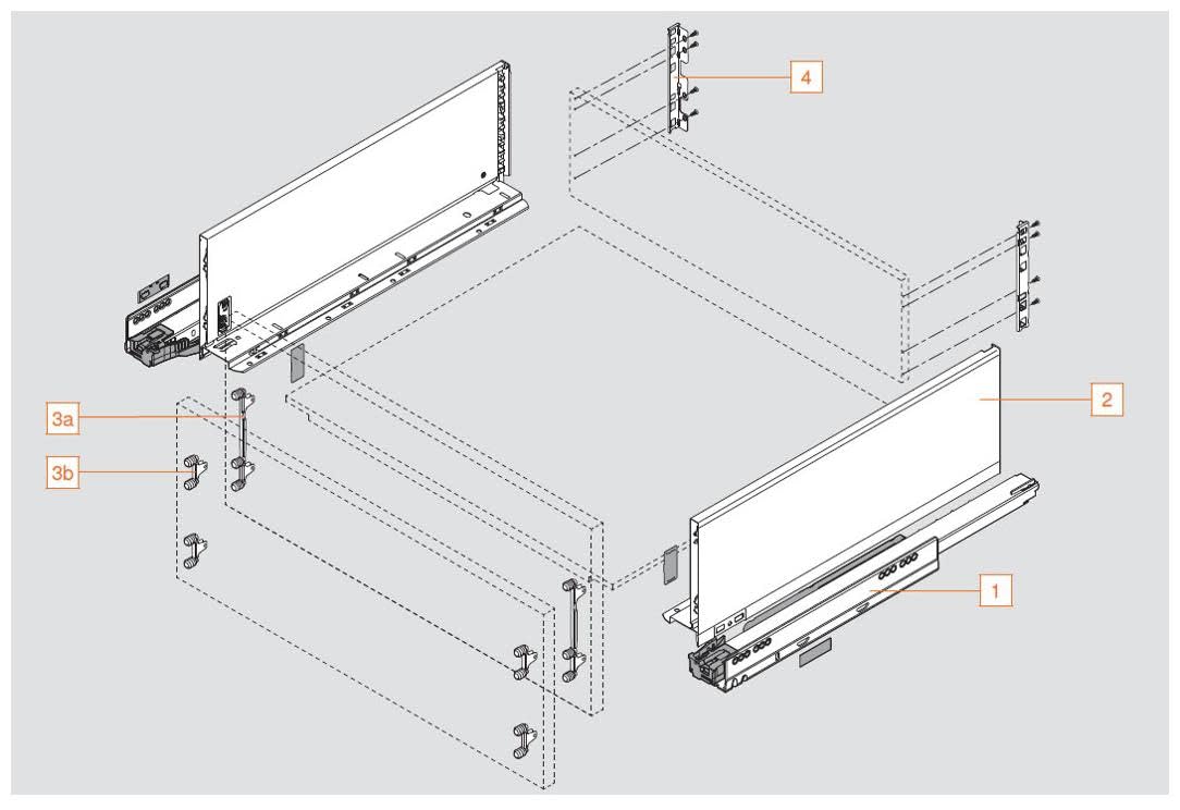 Blum 770C27S0S LEGRABOX 11