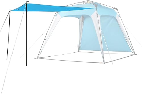 Miniatura 18 de Toldo desplegable de 8.2 x 8.2 pies, toldo para exteriores mejorado 2022, toldo instantáneo plegable portátil, toldo de fácil instalación con 1