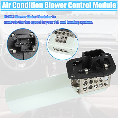 Image of ACROPIX HVAC Blower Motor Resistor AC Blower Control Module Fit for Dodge for Ram 1500 2500 3500 Van 1999-2003 No.4885456AA - Pack of 1