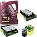 Produktbild QR-PARTS 69111371 Filter Set Inspektionspaket 5 Liter MANNOL Motoröl Energy Combi LL 5W-30 API SN/CF MANN-FILTER Luftfilter Innenraumfilter Ölfilter