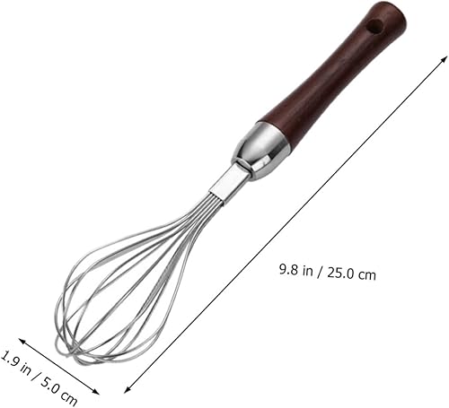 Miniatura 5 de Batidor de huevos de acero inoxidable, mezclador pequeño, globos de primavera, mezclador de mano, batidor de huevos de acero inoxidable, batidor de