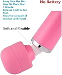 Powerful Handheld Electric Back Body Massage Vibrating for Woman Sports Recovery Muscle Aches Pain Shoulder Neck Leg Hand Foot Tool Pink Big Massager