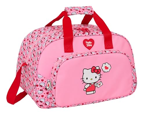 Safta HELLO KITTY - Bolsa de Deporte, Mochila, Ideal para Niños de Diferentes Edades, Cómoda y Versátil, Calidad y Resistencia, 40x23x24 cm