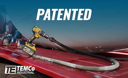 TEMCo Cordless Concrete Vibrating Tool, Drill-powered Concrete Vibrator - Image 7