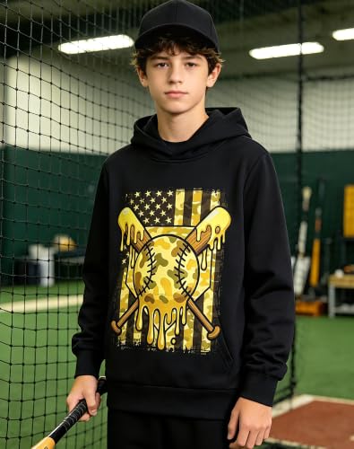 Image of Lovekider Boys Hoodie Kids 3D Print Graphic Pullover Sweatshirt 6-16 Years