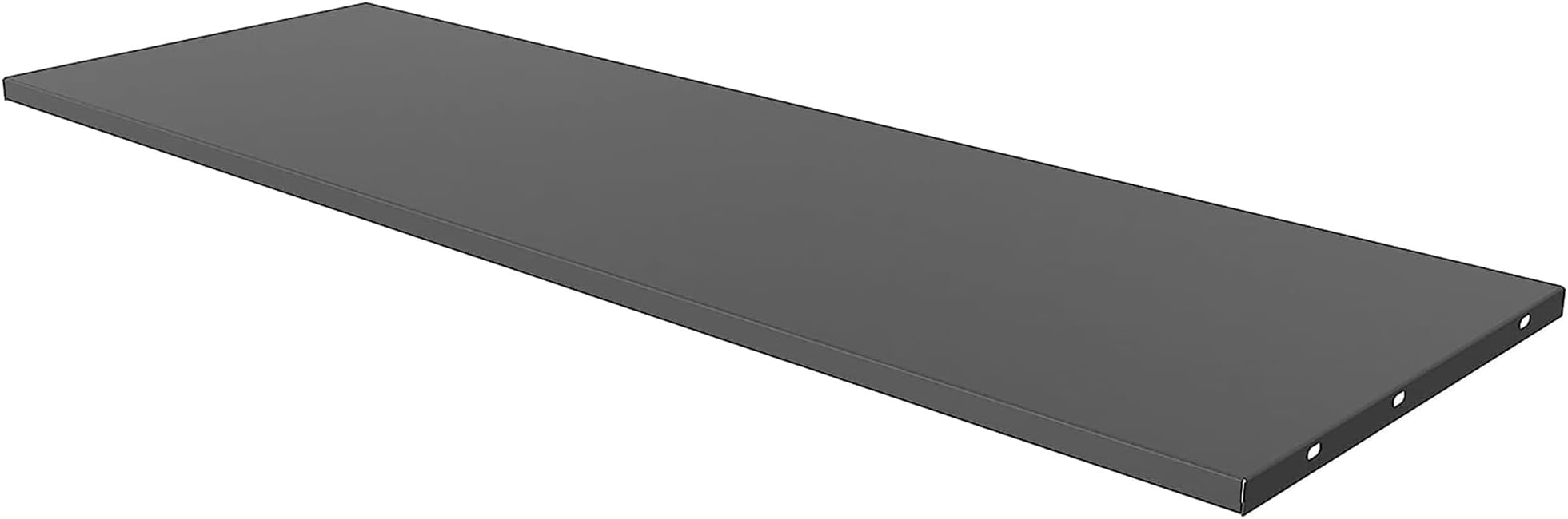Mrosaa 33.3โx9โx0.6โ Metal Shelf for 60 Gallon Outdoor Storage Cabinet Metal Laminate Shelf,Easy to Assemble.1 Shelves only!๏ผBlack๏ผ