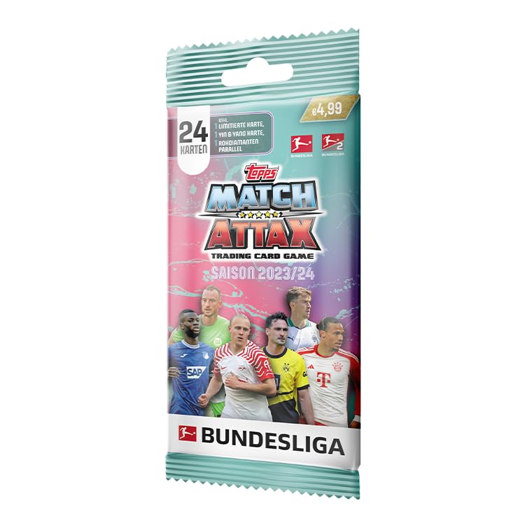 Topps Bundesliga Match Attax 23/24 - Fatpack Box (14 Päckchen / 336 Karten)