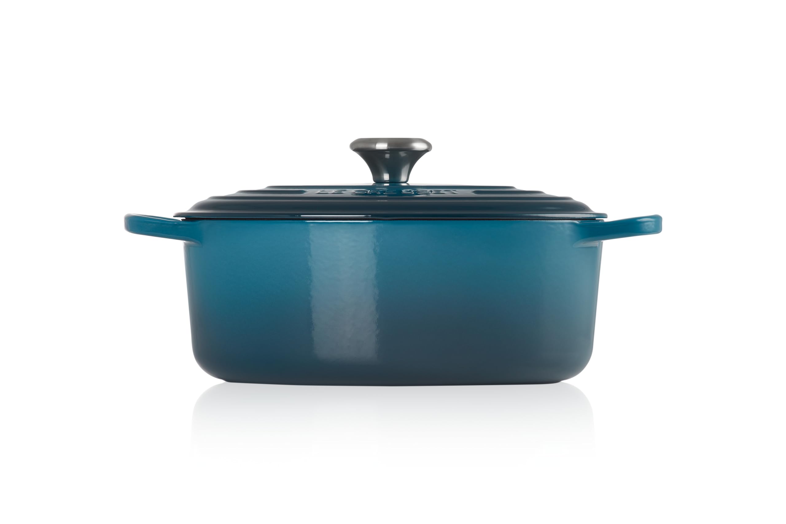 Le Creuset Cocotte Ovale In Ghisa Vetrificata - Casseruola 29 Cm Chambray, Made In France, Per Forno E Induzione - Foto 10