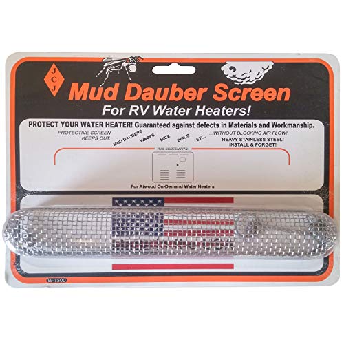 Image of JCJ W-1500 Mud Dauber Screen for RV Water Heaters - Atwood RV On-Demand Water Heater