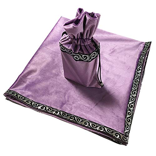 Roeam Tapetes para Mesa,Velvet Tarot Adivinación Mantel Tarot Cards Bolsa Accesorios para...