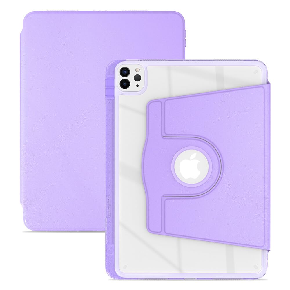 Housse iPad Air 4e génération violette pour le bureau et les voyages - 7