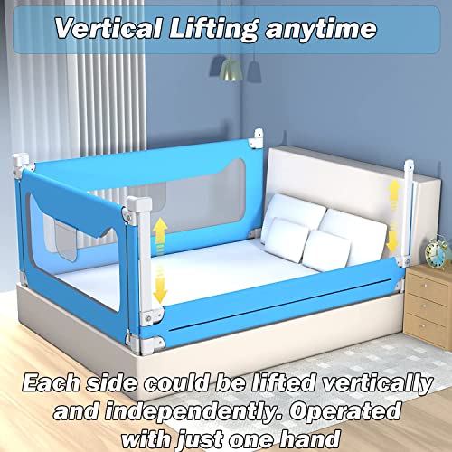Melafa365 Bed Rails For Toddlers,Upgrade Baby Bed Rail Guard Height Adjustable Specially Designed For Twin, Full, Queen, King Size #TOP1