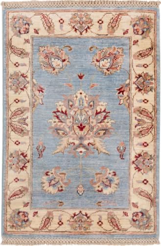 Nain Trading Ziegler Farahan 64x93 Noué à la Main Tapis d'Orient Tapis Laine