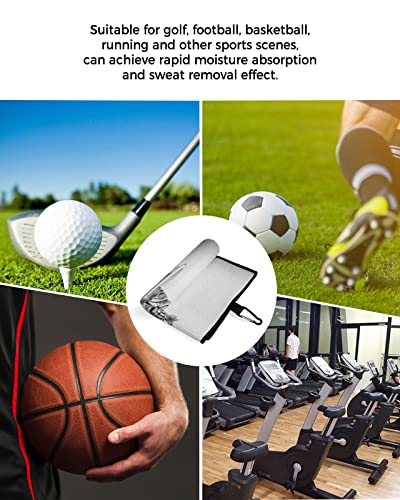 Sevenbabu Golf Towels For Golf Bags With Clip, Funny Microfiber Waffle Pattern Golf Towel, Tiger Having A Bath In A Tub Black And White Golf Accessories For Men And Women Gifts 24X16 Inch #TOP5