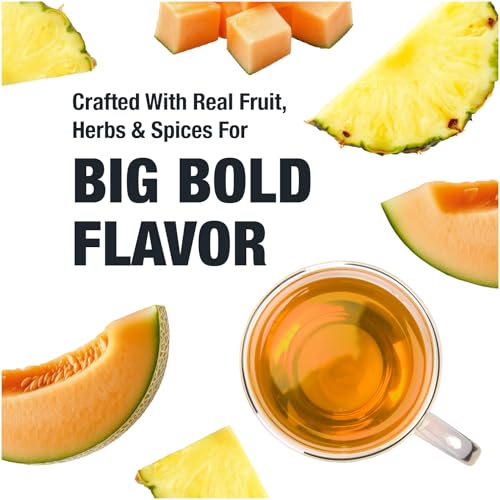Image of Tiesta Tea - Cantaloupe Cascade Tea, Loose Leaf, Fresh Melon White Tea, Premium Low Caffeine Tea Blend, Make Hot or Iced & Up to 25 Cups, 2.5 oz Resealable Pouch