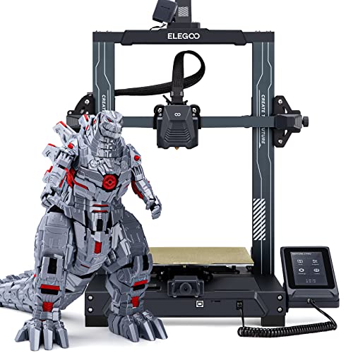 ELEGOO Neptune 3 Pro FDM Imprimante 3D avec mise à niveau automatique du lit, extrudeuse directe à double engrenage, double vis-mère, écran capacitif amovible, grand format d'impression (225 x 225 x