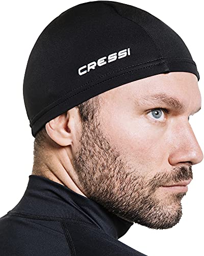 Cressi Super Stretch Swim Cap, Black #TOP2